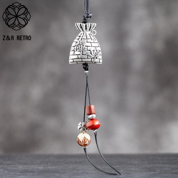 pendant necklaces vintage jewelry for women long necklace china style bag pendants lotus wooden beads women's rope chain suspension acc, Silver
pendant necklaces vintage jewelry for women long necklace china style bag pendants lotus wooden beads women's rope chain suspension acc, Silver
