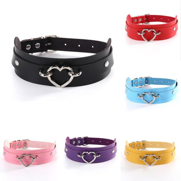 chokers pu leather choker necklaces for women love charm adjustable gothic necklace party jewelry m22, Golden;silver
chokers pu leather choker necklaces for women love charm adjustable gothic necklace party jewelry m22, Golden;silver