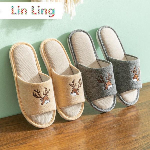 house women slippers cute cartoon deer pattern bedroom cotton flat couples shoes spring autumn home ladies slippers, Black
house women slippers cute cartoon deer pattern bedroom cotton flat couples shoes spring autumn home ladies slippers, Black