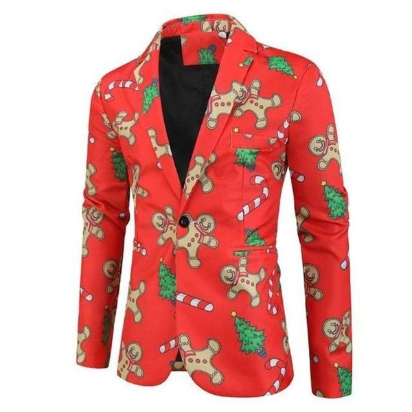 men's suits & blazers christmas jacket men floral print painting 3d fashion suit party coat casual slim fit blazer buttons 2021, White;black
men's suits & blazers christmas jacket men floral print painting 3d fashion suit party coat casual slim fit blazer buttons 2021, White;black