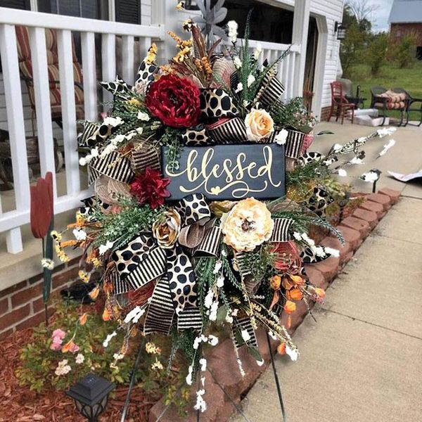 decorative flowers & wreaths fall wreath year round front door pendant realistic garland home holiday decoration d1
decorative flowers & wreaths fall wreath year round front door pendant realistic garland home holiday decoration d1