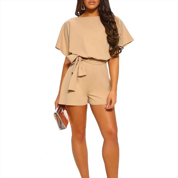 fashion lace up playsuit womens rompers short sleeve round neck khaki color female romper solid summer, Black;white
fashion lace up playsuit womens rompers short sleeve round neck khaki color female romper solid summer, Black;white