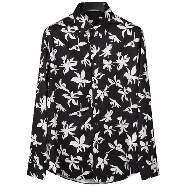 men's casual shirts hibiscus flower printed long sleeve shirt, fashion casual silk high pocket, classic luxury, 3d, s 2xl # a102021, White;black
men's casual shirts hibiscus flower printed long sleeve shirt, fashion casual silk high pocket, classic luxury, 3d, s 2xl # a102021, White;black
