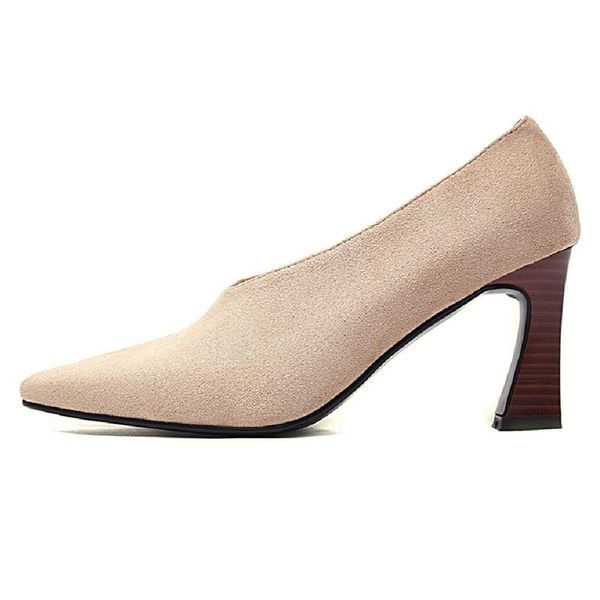 dress shoes vintage high heels women pumps square toe velvet nude green heeled ladies 2021 party female large size, Black
dress shoes vintage high heels women pumps square toe velvet nude green heeled ladies 2021 party female large size, Black