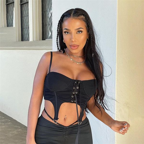 women's tanks & camis irregular corset women cyber y2k crop lace up baby tee streetwear night club summer 2021 black baddie fairy g, White
women's tanks & camis irregular corset women cyber y2k crop lace up baby tee streetwear night club summer 2021 black baddie fairy g, White