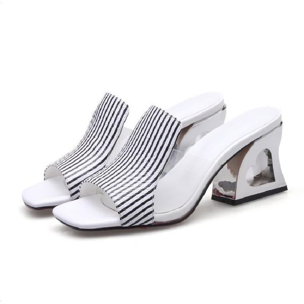 slippers fashion summer women elegant red high heel sandals peep toe platform shoes zebra chunky lady thick, Black
slippers fashion summer women elegant red high heel sandals peep toe platform shoes zebra chunky lady thick, Black