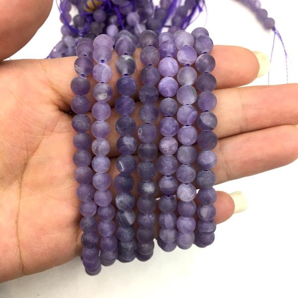 6mm natural stone matte round purple amethyst crystals loose spacer beads for jewelry making diy bracelet necklace factory price
6mm natural stone matte round purple amethyst crystals loose spacer beads for jewelry making diy bracelet necklace factory price