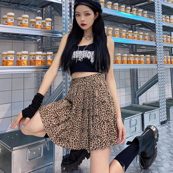 skirts ruibbit goth punk harajuku vintage animal print skirt wild leopard look high waist vent pleated mini women 4xl, Black
skirts ruibbit goth punk harajuku vintage animal print skirt wild leopard look high waist vent pleated mini women 4xl, Black