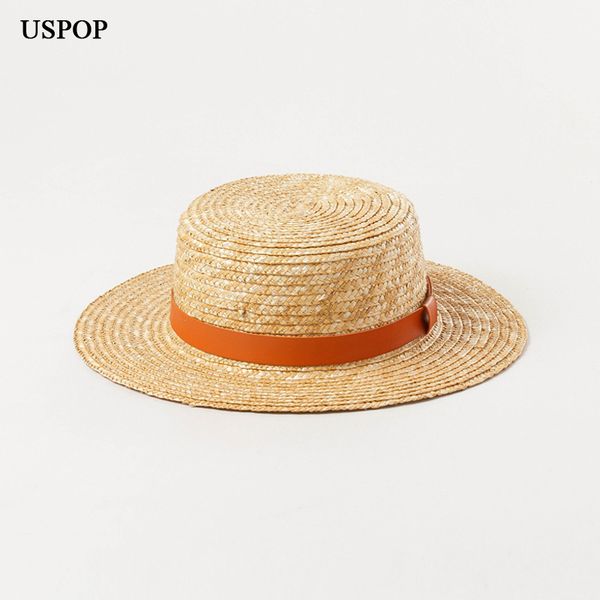 new 2021 simple belt buckle flat hat beach shade summer natural straw sun hats 83dt, Blue;gray
new 2021 simple belt buckle flat hat beach shade summer natural straw sun hats 83dt, Blue;gray