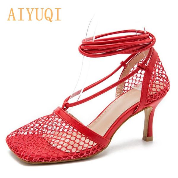 sandals aiyuqi explosive cross lace mesh stiletto high heel fashion 2021 red ladies summer sandal big size 41 42 women pumps, Black
sandals aiyuqi explosive cross lace mesh stiletto high heel fashion 2021 red ladies summer sandal big size 41 42 women pumps, Black