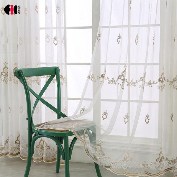 floral embroidery sheer curtains for living room elegant delicate patio villa parlor window treatments curtain panels
floral embroidery sheer curtains for living room elegant delicate patio villa parlor window treatments curtain panels