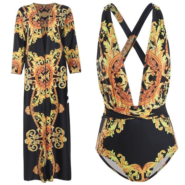 luxury print swimsuit v-neck one pieces swimsuit + long sleeve cover ups 2021 push up bathing suit female one-piece
luxury print swimsuit v-neck one pieces swimsuit + long sleeve cover ups 2021 push up bathing suit female one-piece