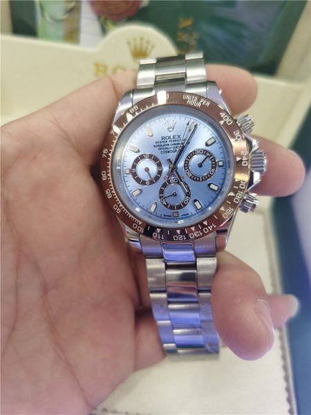 mens automatic movement watch ceramic bezel sapphire glass tona series m116519 ice blue dial stainless steel solid clasp male watches, Slivery;brown
mens automatic movement watch ceramic bezel sapphire glass tona series m116519 ice blue dial stainless steel solid clasp male watches, Slivery;brown