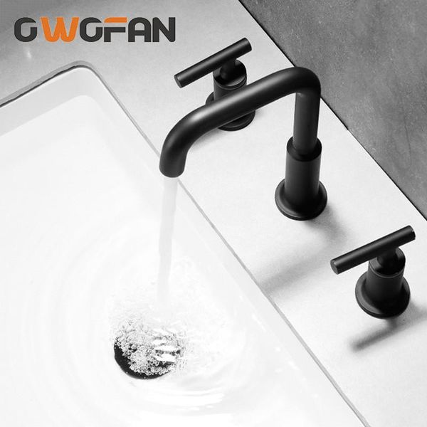 bathroom sink faucets black double handle basin faucet wide deck mounted vanity mixer tap 3 hole cold bath tub s79-362
bathroom sink faucets black double handle basin faucet wide deck mounted vanity mixer tap 3 hole cold bath tub s79-362