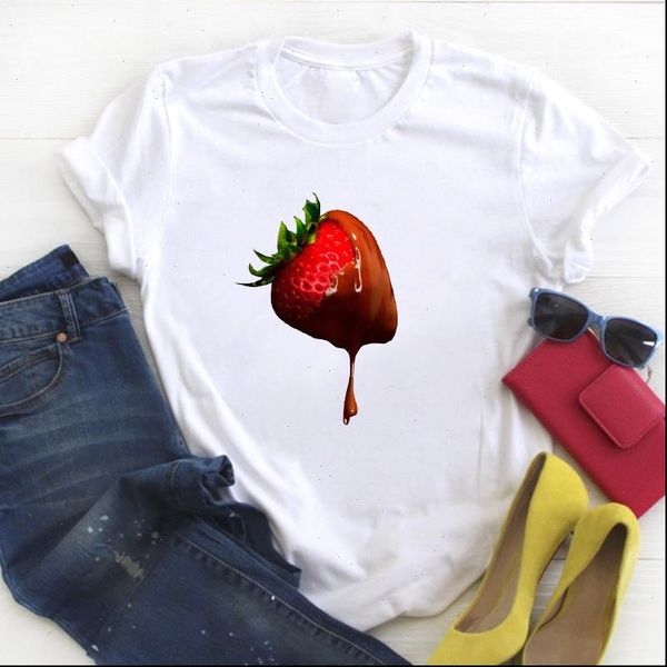 women cartoon strawberry fruit print short sleeve ladies summer t tee female shirt clothes tshirt womens graphic t shirt, White
women cartoon strawberry fruit print short sleeve ladies summer t tee female shirt clothes tshirt womens graphic t shirt, White