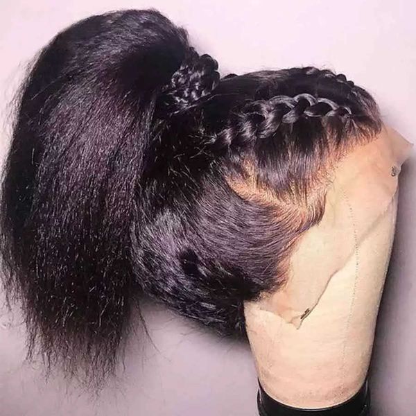 Full Remy Glueless Kinky Straight 360 Lace Front Wig Pre Plucked Human Hair Wigs S0826 s, Mix color
Full Remy Glueless Kinky Straight 360 Lace Front Wig Pre Plucked Human Hair Wigs S0826 s, Mix color