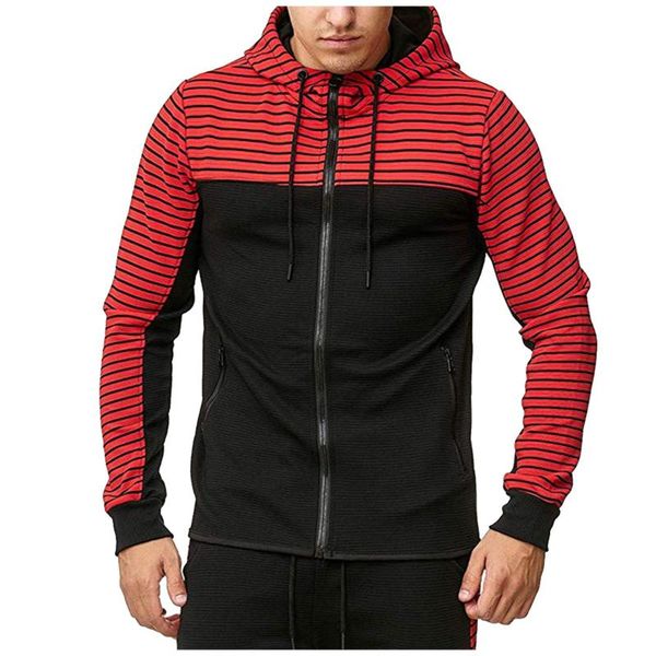 men's hoodies & sweatshirts color zip hooded sweatshirt up casual with pocket block top, Black
men's hoodies & sweatshirts color zip hooded sweatshirt up casual with pocket block top, Black