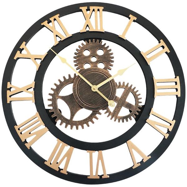 retro industrial style creative wall decoration pendant study shop bar background wall gear clock clock bedroom decor
retro industrial style creative wall decoration pendant study shop bar background wall gear clock clock bedroom decor