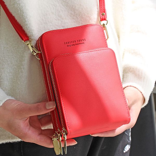 sale2021 on korean style girls large capacity wallet rits soft leather multilateral women shoulder bag carteras, Red;black
sale2021 on korean style girls large capacity wallet rits soft leather multilateral women shoulder bag carteras, Red;black