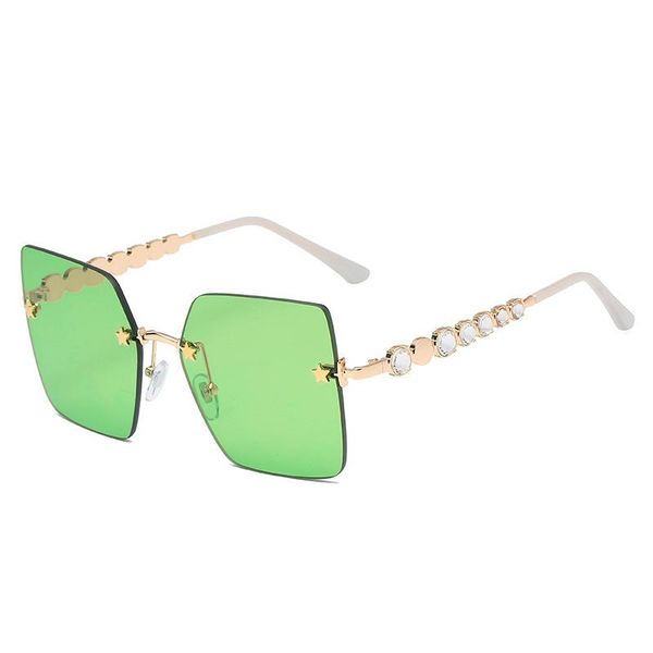 sunglasses retro star decoration for women green men designer rimless blue red black sun glasses nx, White;black
sunglasses retro star decoration for women green men designer rimless blue red black sun glasses nx, White;black