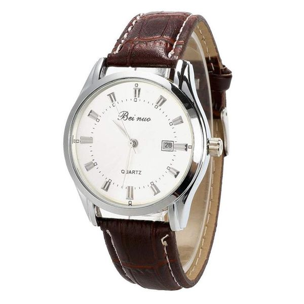 wristwatches men boy sport analog quartz alarm auto day date display wrist watch leather band, Slivery;brown
wristwatches men boy sport analog quartz alarm auto day date display wrist watch leather band, Slivery;brown