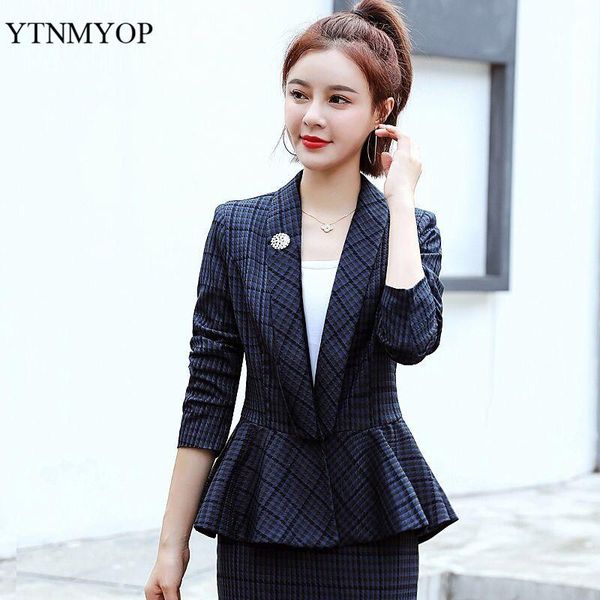 women's suits & blazers v-neck blazer women slim fashion ruffle suit jacket female spring brooch plaid clothes xs-2xl office lady coat, White;black
women's suits & blazers v-neck blazer women slim fashion ruffle suit jacket female spring brooch plaid clothes xs-2xl office lady coat, White;black