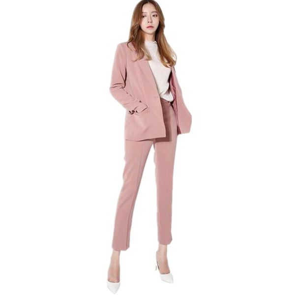 women's two piece pants trousers suit professional jacket and office business ladies, White
women's two piece pants trousers suit professional jacket and office business ladies, White