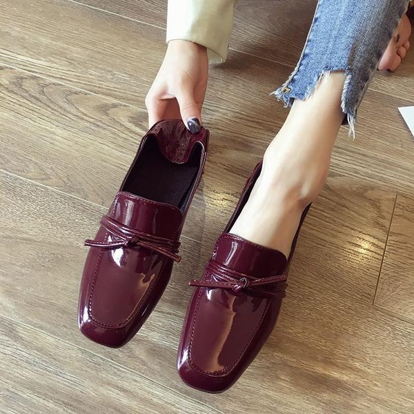 dress shoes women's leather 2021 autumn fashion retro thick heel square head bow soft bottom comfortable casual, Black
dress shoes women's leather 2021 autumn fashion retro thick heel square head bow soft bottom comfortable casual, Black