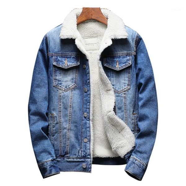 men's jackets 2021 winter men warm denim mens fashion casual thicken berber fleece slim jean coat streetwear hip hop outerwear, Black;brown
men's jackets 2021 winter men warm denim mens fashion casual thicken berber fleece slim jean coat streetwear hip hop outerwear, Black;brown