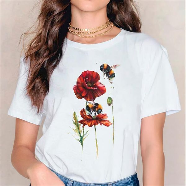 and women bee flower fashion mens short sleeve 90s womens graphic ladies print lady female tee shirt, White;black
and women bee flower fashion mens short sleeve 90s womens graphic ladies print lady female tee shirt, White;black