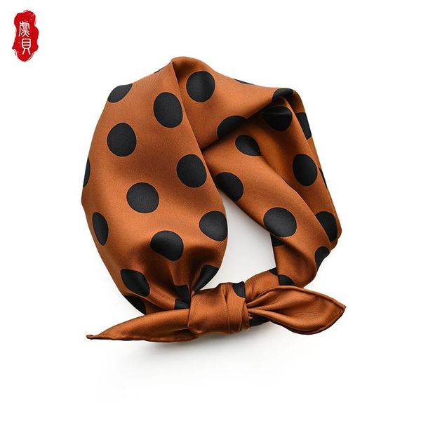 scarves brown retro dots natural silk scarf women 100% real twill 50cm small square headband wrap gift for ladies or girl, Blue;gray
scarves brown retro dots natural silk scarf women 100% real twill 50cm small square headband wrap gift for ladies or girl, Blue;gray