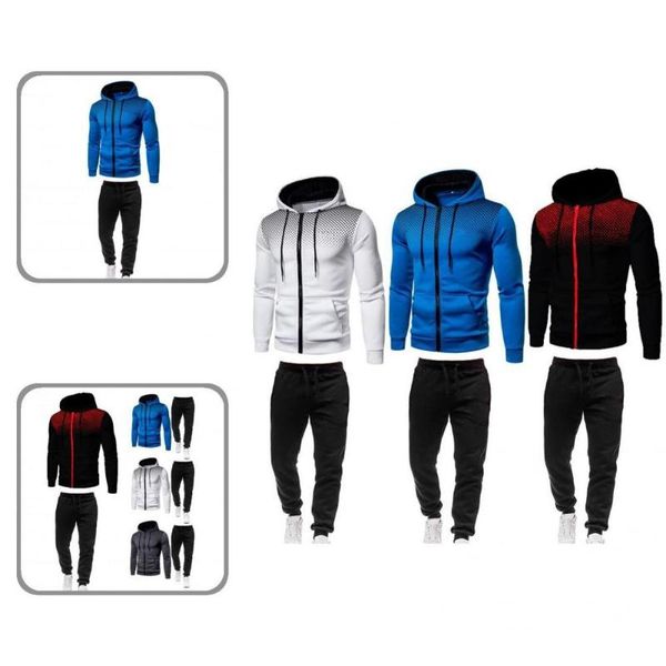 jogging clothing breathable 2 pcs/set terrific energetic men tracksuit sets big pockets sports long pants for work, Black;red
jogging clothing breathable 2 pcs/set terrific energetic men tracksuit sets big pockets sports long pants for work, Black;red