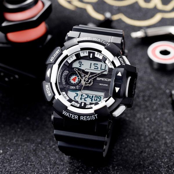 wristwatches men's sports multifunctional 30m waterproof watch fall proof satch timing luminous function electronic watches 599, Slivery;brown
wristwatches men's sports multifunctional 30m waterproof watch fall proof satch timing luminous function electronic watches 599, Slivery;brown