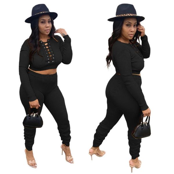 women's two piece pants 2021 winter women 2 outfits sweatsuit set long sleeve lace up bandage ribbed crop tracksuit jogger, White
women's two piece pants 2021 winter women 2 outfits sweatsuit set long sleeve lace up bandage ribbed crop tracksuit jogger, White