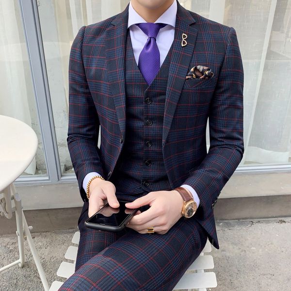 2021 groom wedding dress hit color plaid formal suits set for men fashion boutique cotton business suit pieces nsqr, White;black
2021 groom wedding dress hit color plaid formal suits set for men fashion boutique cotton business suit pieces nsqr, White;black