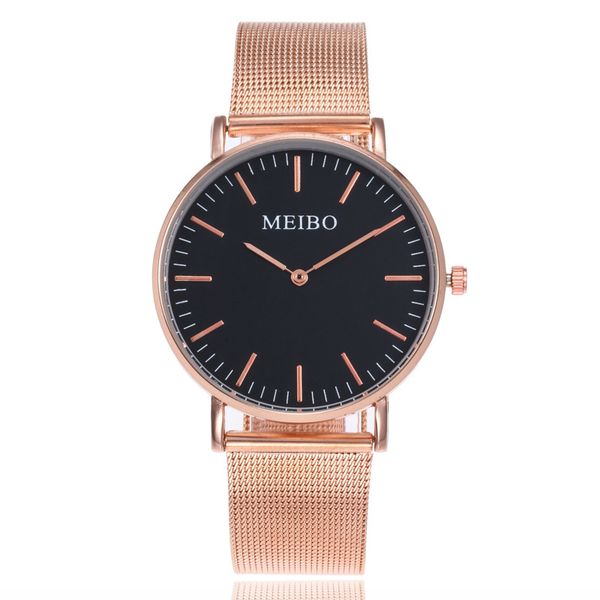 cool men gold alloy watches women famous minimalist design steel stainless mesh watch band simple quartz clock fashion man wristwatches, Slivery;brown
cool men gold alloy watches women famous minimalist design steel stainless mesh watch band simple quartz clock fashion man wristwatches, Slivery;brown