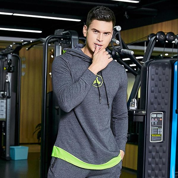 men's tracksuits boutique sport suit hooded fleece elastic quick-drying outdoor leisure trousers of running coat two-piece workout clot, Gray
men's tracksuits boutique sport suit hooded fleece elastic quick-drying outdoor leisure trousers of running coat two-piece workout clot, Gray