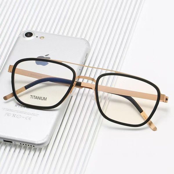fashion sunglasses frames denmark brand ultralight retro square pilot titanium glasses frame blue light women myopia optical prescription ey, Black
fashion sunglasses frames denmark brand ultralight retro square pilot titanium glasses frame blue light women myopia optical prescription ey, Black