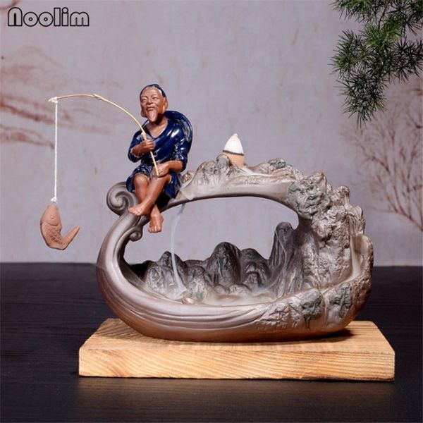 fragrance lamps noolim creative angler go fishing backflow incense burner ceramic sandalwood use in home living room decor
fragrance lamps noolim creative angler go fishing backflow incense burner ceramic sandalwood use in home living room decor