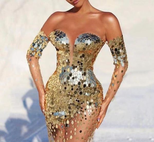 dresses trasparent sheer mesh strapless elegant dress women gold sequin long night dress, Black;gray
dresses trasparent sheer mesh strapless elegant dress women gold sequin long night dress, Black;gray