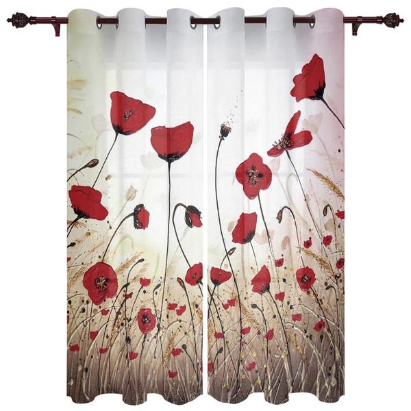 translucent curtains flowers beautiful valance window curtains living room bedroom