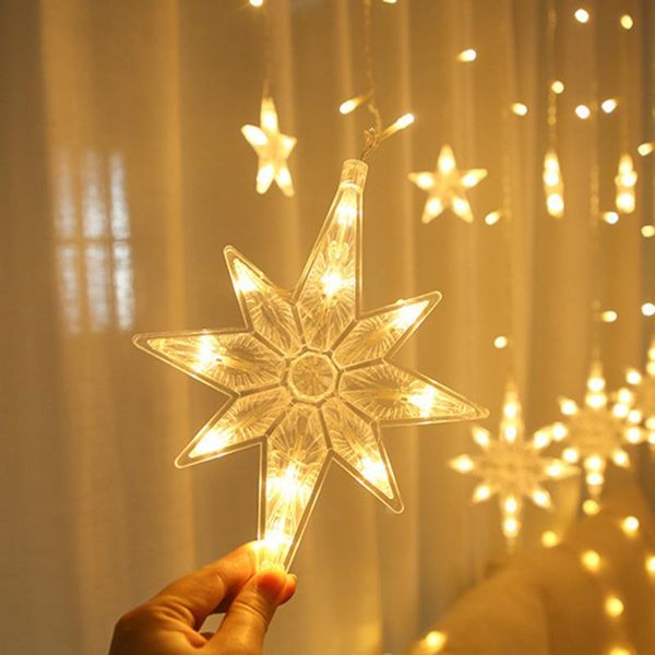 strings year's eve decorations led star curtain light 220v eu christmas lights garland string fairy outdoor for window wedding
strings year's eve decorations led star curtain light 220v eu christmas lights garland string fairy outdoor for window wedding