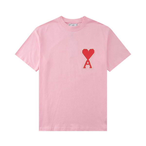 men's t-shirts 2021 ami summer high-quality cotton t-shirt short-sleeved fashion and women's casual loose, White;black
men's t-shirts 2021 ami summer high-quality cotton t-shirt short-sleeved fashion and women's casual loose, White;black