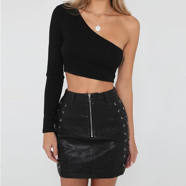 wintter fashion t-shirt 2021 new arrivals single shoulder long sleeve 6 color solid bodycon high street style women t-shirt, Black;gray
wintter fashion t-shirt 2021 new arrivals single shoulder long sleeve 6 color solid bodycon high street style women t-shirt, Black;gray