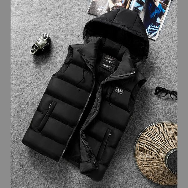 2021 vests winter leather cotton sleeveless jacket men's jackets new man's warm vest outwear 8xl ix10, Black;white
2021 vests winter leather cotton sleeveless jacket men's jackets new man's warm vest outwear 8xl ix10, Black;white