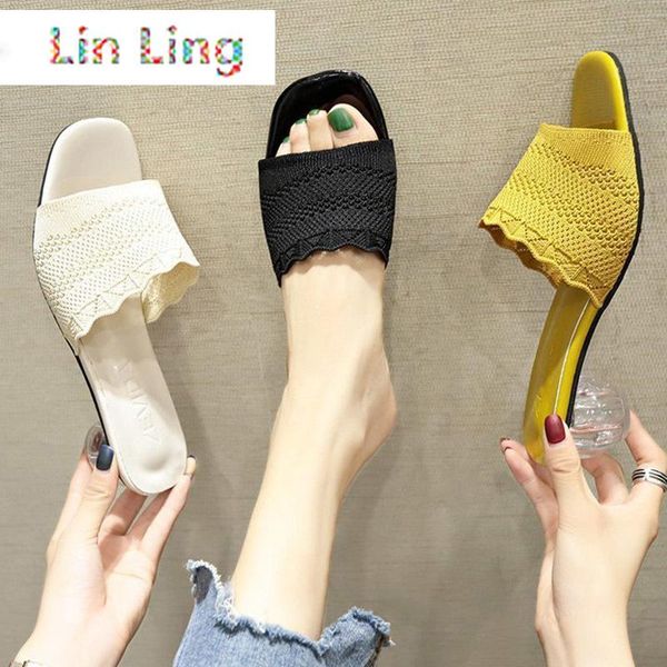 slippers plus size 41 women knitting crystal heels slides cut outs ladies dress shoes high beach shoe zapatos mujer 8973n, Black
slippers plus size 41 women knitting crystal heels slides cut outs ladies dress shoes high beach shoe zapatos mujer 8973n, Black