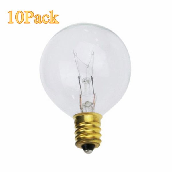 10x clear globe g40 spare bulbs, warm incandescent e12 base replacement glass bulb for g40 string light
10x clear globe g40 spare bulbs, warm incandescent e12 base replacement glass bulb for g40 string light