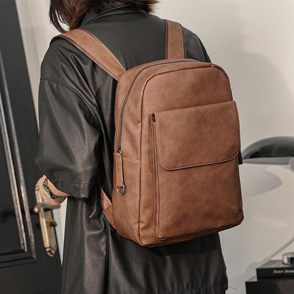 backpack man's sports backpacks luxry designer men shoulder travel for teenagers 2021 fashion male pu leather laptop
backpack man's sports backpacks luxry designer men shoulder travel for teenagers 2021 fashion male pu leather laptop