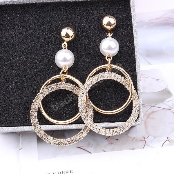 romantic crystal rhinestone earrings fashion imitation dangle pearl stud earring for women jewelry statement girl gift, Silver
romantic crystal rhinestone earrings fashion imitation dangle pearl stud earring for women jewelry statement girl gift, Silver