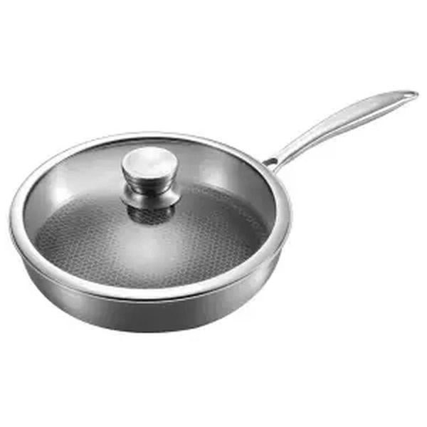 stainless steel frying pan uncoated non-stick pan frying steak induction cooker gas universal induction
stainless steel frying pan uncoated non-stick pan frying steak induction cooker gas universal induction